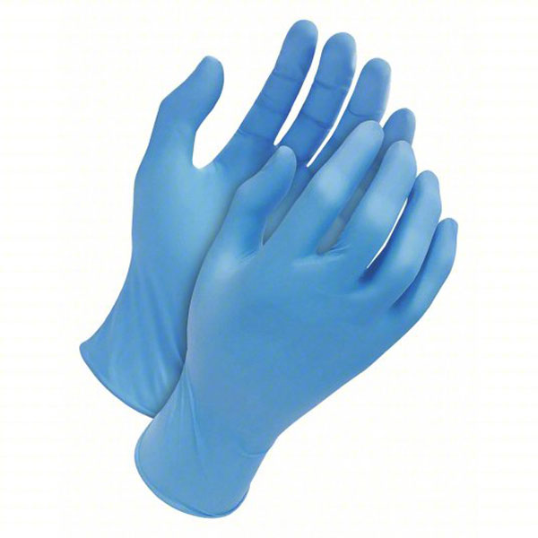 Exam Nitrile Glove, Blue, Box of 100, Sz: M 